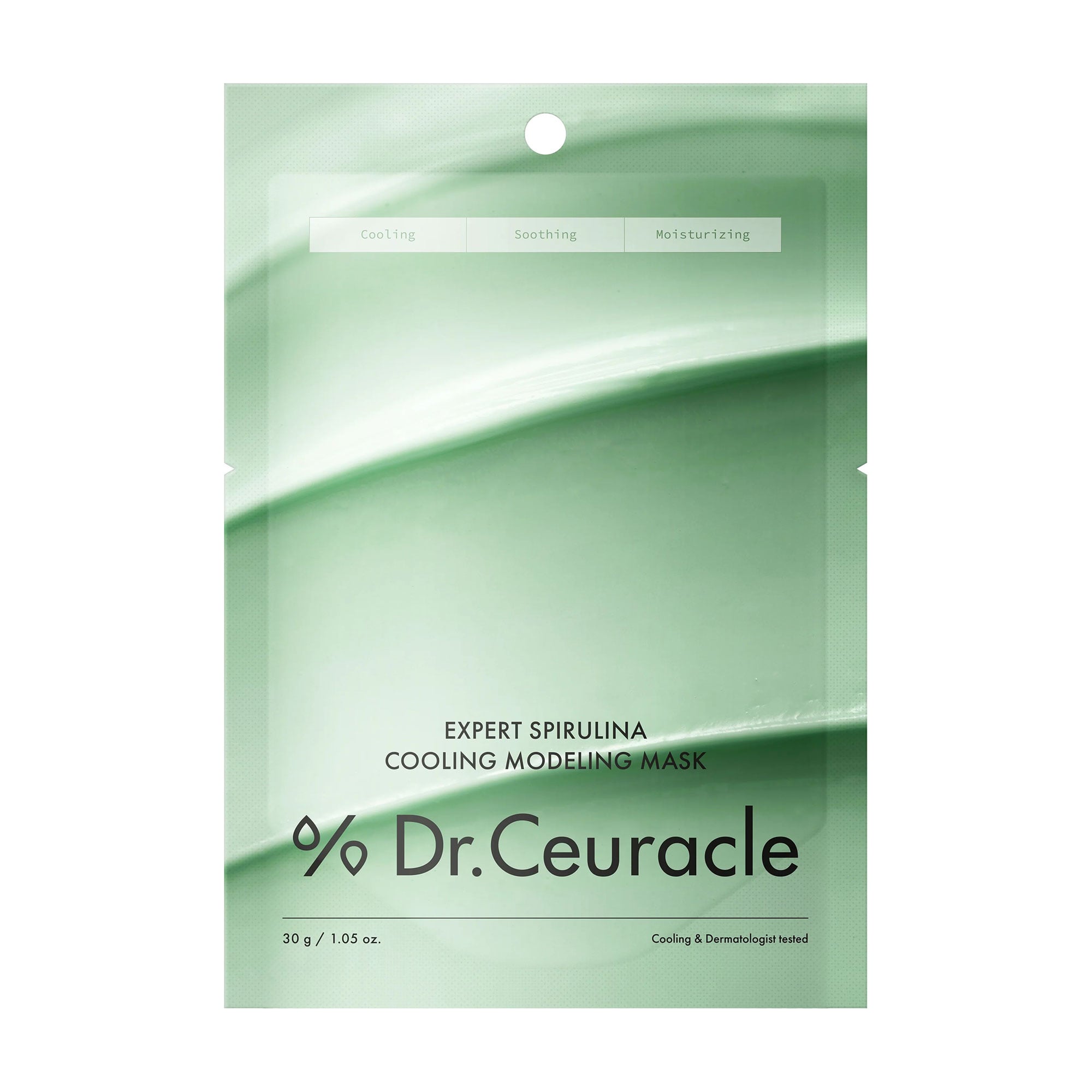 Альгінатна маска для обличчя Dr.Ceuracle Expert Spirulina Cooling Modeling Mask, 30 г